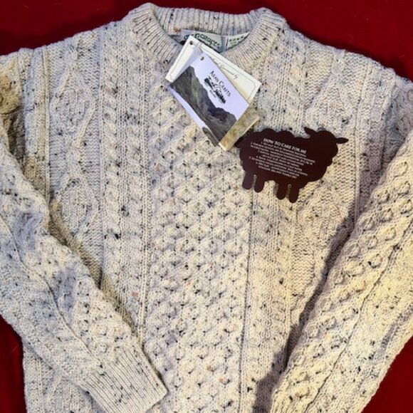 NWT - Irish Aran Unisex Sweater - Sz - XS - Picture 3 of 11